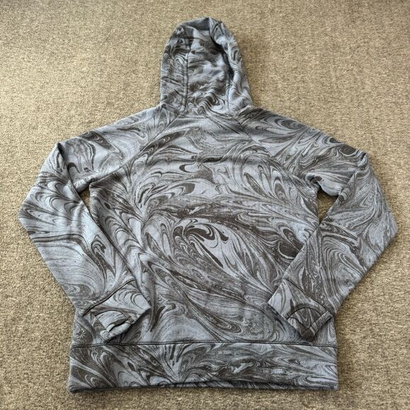 Athleta Girl In Your Element Hoodie 2.0 Blue Milky Way Comfy Girls Sz L 12 Soft - Picture 2 of 7